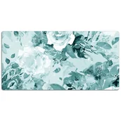 Podkładki na biurko - Duża podkładka na biurko Kwiaty niebieskie 120x60cm, Dywanomat - miniaturka - grafika 1