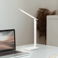 Lampy stojące - FH Lighting Akumulatorowa lampa biurkowa LED Ole, biała, czujnik, ściemniana, CCT - miniaturka - grafika 1