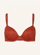 Biustonosze - Calvin Klein Biustonosz Usztywniany Sheer Marquisette rot - miniaturka - grafika 1