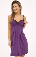Piżamy damskie - Gaia koszula nocna dla karmiących 021, Kolor fioletowy, Rozmiar L, Gaia - Primodo.com - miniaturka - grafika 1