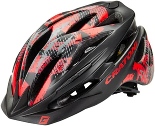Cratoni Pacer Kask MTB, black/red matte S/M | 54-58cm 2020 Kaski miejskie i trekkingowe 2015059371 - Kaski rowerowe - miniaturka - grafika 1