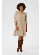 Sukienki - Cream Sukienka w kolorze jasnobrązowym - miniaturka - grafika 1