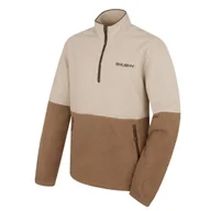 Bluzy sportowe męskie - Męska bluza Husky Addy M Rozmiar: XL / Kolor: beżowy - miniaturka - grafika 1