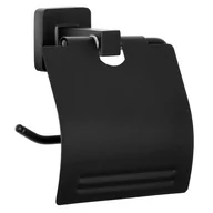 Stojaki i wieszaki na papier toaletowy - Uchwyt na papier toaletowy MYKEN czarny - miniaturka - grafika 1