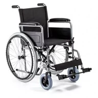 Wózki inwalidzkie - Wózek inwalidzki stalowy Basic-Tim - miniaturka - grafika 1
