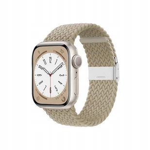 Pasek CRONG Wave Band do Apple Watch (38/40/41mm) Beżowy - Akcesoria do smartwatchy - miniaturka - grafika 3