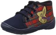 Buty dla dziewczynek - Felix der Hase 260083 wysokie kapcie dziecięce, uniseks, Czerwona kratka, 21 EU - miniaturka - grafika 1