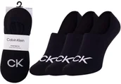 Skarpetki męskie - CALVIN KLEIN SKARPETKI STOPKI 3 PARY BLACK 701218723 001 40-46 - miniaturka - grafika 1