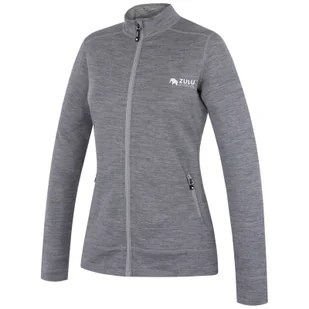 Bluza damska Zulu Merino Collar 230 Rozmiar: S / Kolor: szary - Bluzy sportowe damskie - miniaturka - grafika 1