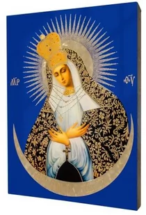 Obraz religijny na desce lipowej, Matka Boska Ostrobramska - Ikony i obrazy sakralne Obraz religijny na desce lipowej, Matka Boska Ostrobramska - Ikony i obrazy sakralne - miniaturka - grafika 1