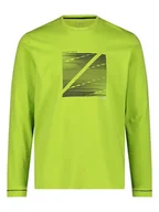 Koszulki sportowe męskie - CMP Koszulka funkcyjna w kolorze zielonym - miniaturka - grafika 1