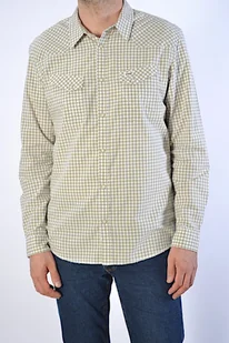 WRANGLER LS WESTERN SHIRT TEA LEAF KOSZULA MĘSKA - Koszule męskie - miniaturka - grafika 1