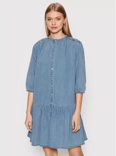 Sukienki - Replay Sukienka jeansowa W9750.000.160 Niebieski Regular Fit - grafika 1