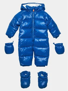 Save The Duck Kombinezon zimowy Shell I30002X LUCK17 Niebieski Regular Fit - Kombinezony dla dzieci - miniaturka - grafika 1