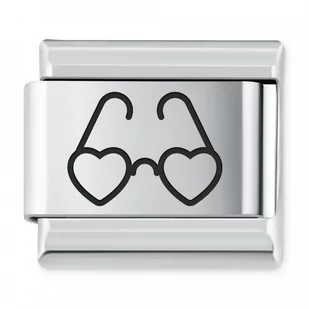 Murrano ITALIAN CHARMS Symbole Miłosne Okulary IH-131 - Charmsy - miniaturka - grafika 1