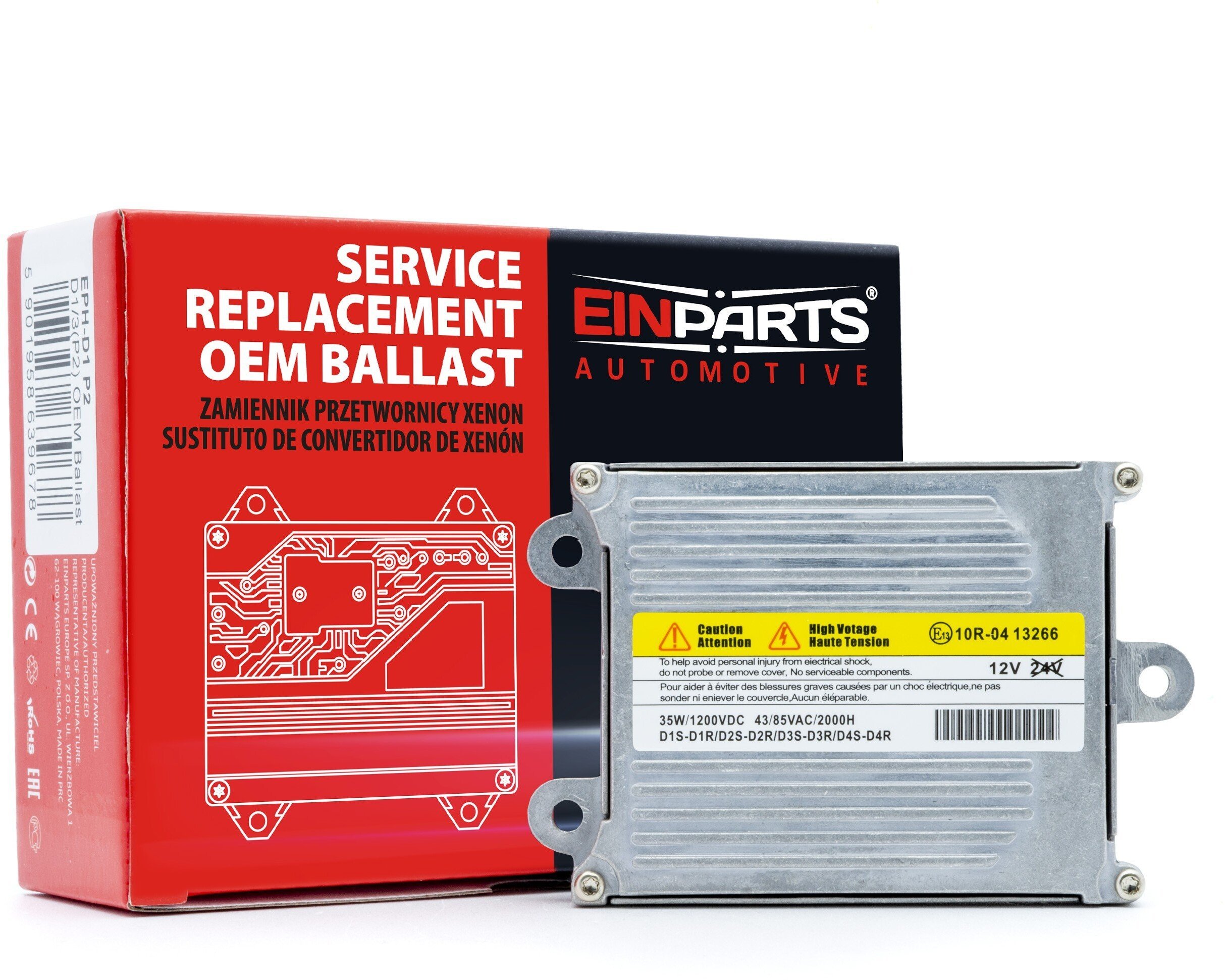 Przetwornica Einparts Automotive EINPARTS PRZETWORNICA XENONOWA EPH-D1 P2 DO MERCEDES C-CLASS E-CLASS
