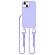Etui i futerały do telefonów - Etui TECH-PROTECT MagNecklace MagSafe do Apple iPhone 15 Fioletowy - miniaturka - grafika 1