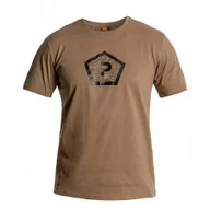 Koszulki męskie - Koszulka Męska Sportowa Bawełniana T-shirt Pentagon Shape Coyote XL - miniaturka - grafika 1