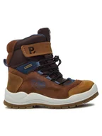Buty dla chłopców - Primigi Śniegowce GORE-TEX 4897500 S Brązowy - miniaturka - grafika 1