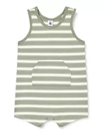 Spodenki męskie - Petit Bateau A07AK Spodenki dresowe, Zielony Marecage/White Avalanche, 6 Miesięcy Dziecko, Zielony Marecage/Biały Lawin, 6 miesięcy - miniaturka - grafika 1