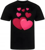 Koszulki męskie - KOSZULKA MĘSKA NADRUK LOVE MIŁOŚĆ WALENTYNKI PREZENT PREMIUM XXL - miniaturka - grafika 1