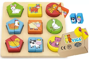 Zabawki drewniane TERAPEUTYCZNE do przedszkola VIGA - Zabawki sensoryczne Zabawki drewniane TERAPEUTYCZNE do przedszkola VIGA - Zabawki sensoryczne - miniaturka - grafika 1