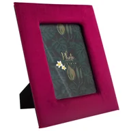 Ramki na zdjęcia - Ramka dekoracyjna Velvet czerwona 20x25 (13x18) - miniaturka - grafika 1