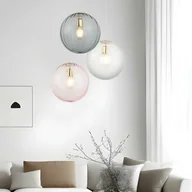 Lampy sufitowe - Viokef Lampa wisząca szklana Diana, możliwość ściemniania, przezroczysty / transparentny, salon / jadalnia, szkło, nowoczesny - miniaturka - grafika 1