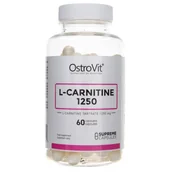 Spalacze tłuszczu - OstroVit Supreme Capsules L-Carnitine 1250 60 caps - miniaturka - grafika 1