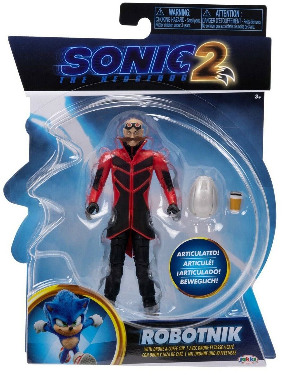 Sonic The Hedgehog 2 - Figurka Robotnik + akcesoria 41272