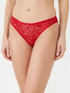 Majtki damskie - Guess Figi klasyczne O5RE09 KBGT0 Czerwony Regular Fit - miniaturka - grafika 1