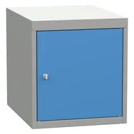 Pozostałe wyposażenie warsztatu - Skrzynka warsztatowa wisząca z drzwiami KOVONA, bez półek, 527 x 480 x 610 mm - miniaturka - grafika 1