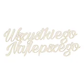 Scrapbooking - EKO-DECO, napis, wszystkiego najlepszego, 2 sztuki - miniaturka - grafika 1