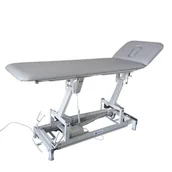Stoły i łóżka do masażu - Stół rehabilitacyjny sterowany stopą Med Store Mensa PRO - 2-częściowy, elektryczny, szary - miniaturka - grafika 1