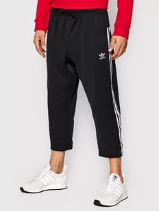 Adidas Spodnie dresowe adicolor Classics H09121 Czarny Relaxed Fit - Spodnie sportowe męskie - miniaturka - grafika 1