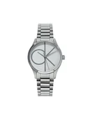 Zegarki męskie - Calvin Klein Zegarek Iconic 25200345 Srebrny - miniaturka - grafika 1