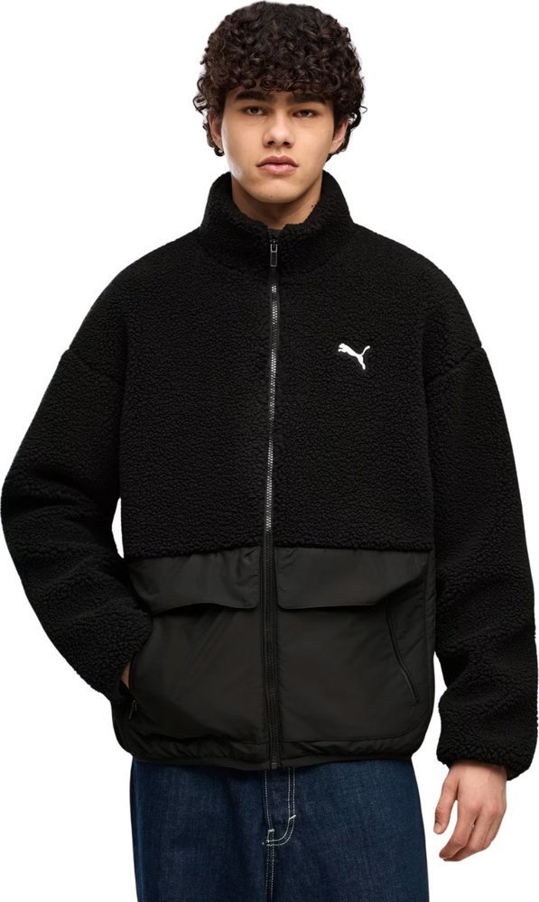 Kurtka męska Puma Hybrid Re: Fibre Sherpa czarna 694562 01 L