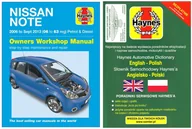 Pozostałe książki - HAYNES PUBLISHING GROUP NISSAN NOTE PETROL 06-63 - miniaturka - grafika 1
