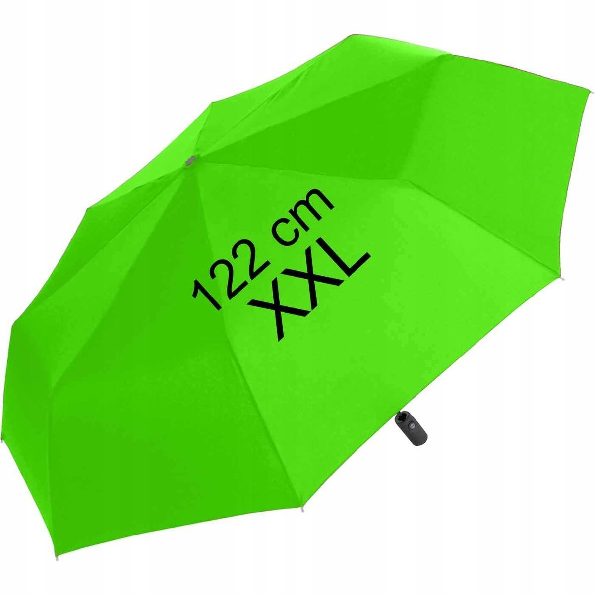 XXL PARASOL Automatyczny Neonowy Zielony 122 cm