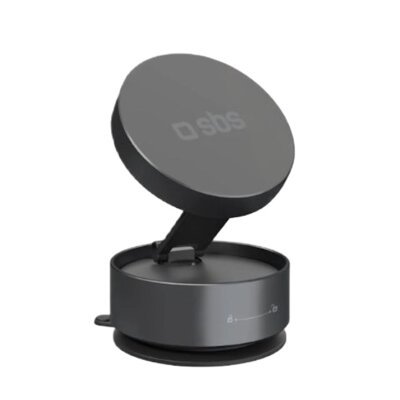 Uchwyt na telefon SBS TESUPSUCTIONMAG Mag Lock MagSafe Czarny