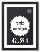 Ramki na zdjęcia - RAMKA NA ZDJĘCIA 42x59,4 cm A2 foto ramki czarna 59,4x42 - miniaturka - grafika 1