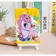 Zabawki kreatywne - Diamentowa mozaika jednorożec usypiajace maleństwo +sztaluga pak 200 Norimpex - miniaturka - grafika 1