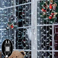 Oświetlenie świąteczne - Jopassy 100m LED lampki choinkowe wodoodporne oświetlenie świetlne, zimna biel - miniaturka - grafika 1
