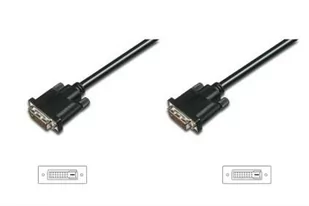 Kabel połączeniowy DVI-D ASSMANN, 3 m - Kable komputerowe i do monitorów - miniaturka - grafika 1