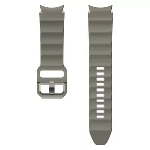 Samsung Rugged Sport Band pasek Samsung Galaxy Watch (5/4 series) szary (M/L) (ET-SDR91LJEGEU) - Akcesoria do smartwatchy - miniaturka - grafika 1