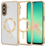 Etui i futerały do telefonów - Etui TECH-PROTECT MagFlex MagSafe do Samsung Galaxy A26 5G Przezroczysto-złoty - miniaturka - grafika 1