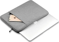 Torby na laptopy - Etui Pan i Pani Gadżet Uniwersalne MacBook Pro 15 15" Szary - miniaturka - grafika 1