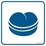 Systemy ekspozycyjne i znaki informacyjne - RA028 ZIMNY BUFET, PN - PŁYTA PCV 1MM; (150X150MM) - miniaturka - grafika 1