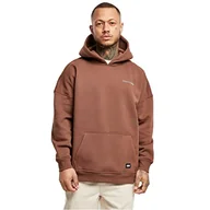 Bluzy męskie - Urban Classics Męska bluza z kapturem oversized z logo, Bark., 4XL - miniaturka - grafika 1