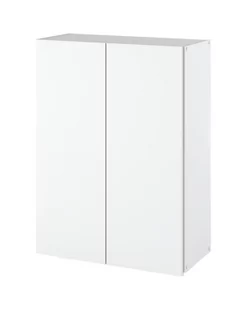 Szafka Łazienkowa Wisząca 60cm HUGO Biała Mat - Szafki łazienkowe - miniaturka - grafika 1